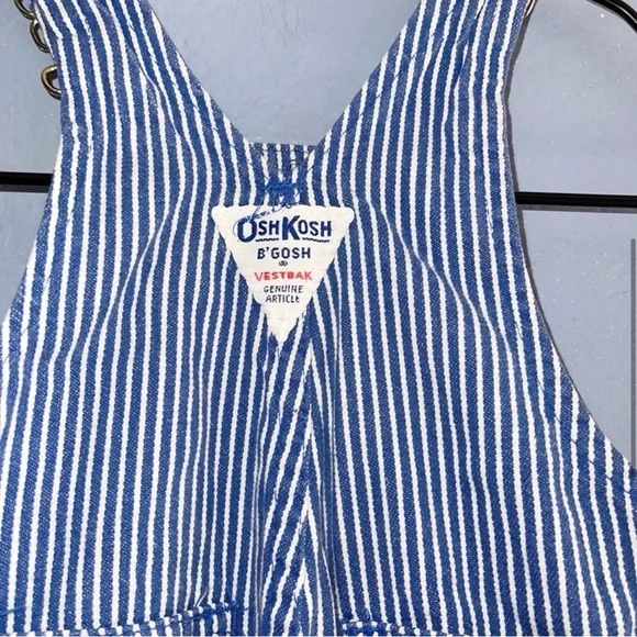 Oshkosh B'Gosh VINTAGE 90s VESTBAK STRIPPED
OVERALL 3/6 Months - Picture 6 of 9